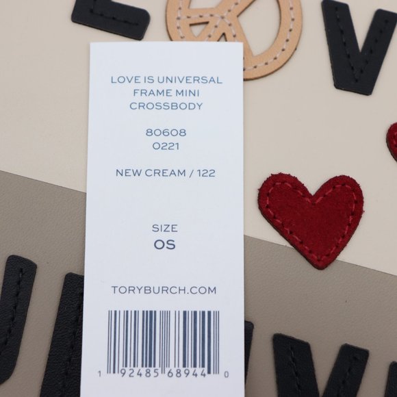 NWT Tory Burch Love Is Universal Frame Mini Leather Crossbody Clutch Bag - Picture 7 of 7